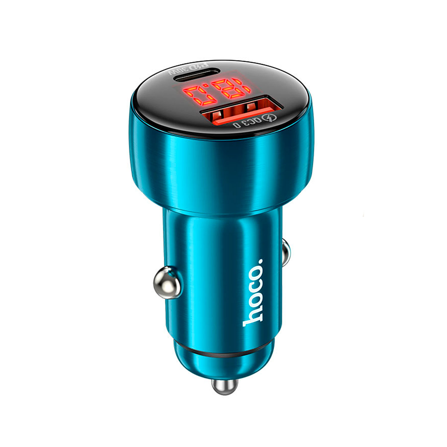 Z50-3 Westor Z50 HOCO Cargador para Auto con Pantalla Digital 48W PD30W + QC3.0 HOCO Z50