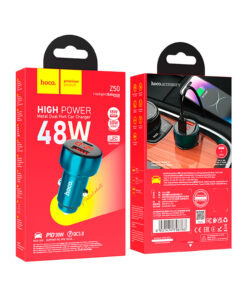 Cargador para Auto con Pantalla Digital 48W PD30W + QC3.0 HOCO Z50 8 Westor Z50 HOCO Cargador para Auto con Pantalla Digital 48W PD30W + QC3.0 HOCO Z50