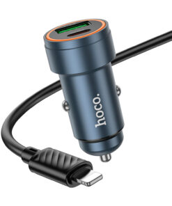 Cargador para Auto PD30W + QC3.0 (USB-C A USB-C) HOCO Z57A 4 Westor Z57A HOCO Cargador para Auto PD30W + QC3.0 (USB-C A USB-C) HOCO Z57A